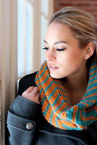 Chevron Tube Cowl by Plymouth - F551-Patterns-Plymouth Yarn-Alpaca Direct
