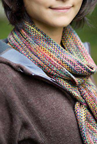 Koigu Linen Stitch Scarf by Churchmouse Yarns and Teas-Patterns-Churchmouse Yarns-Alpaca Direct