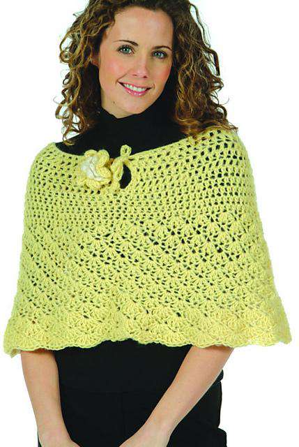 Crochet Ponchette Pattern-Patterns-Plymouth Yarn-Alpaca Direct