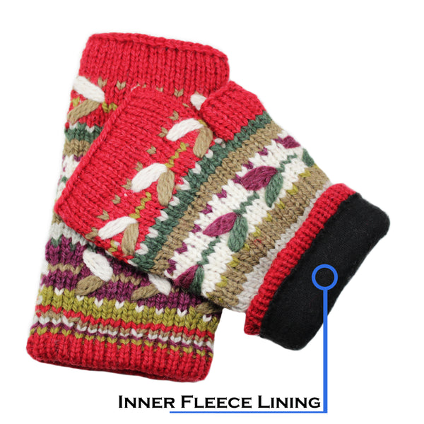 Alpaca Fingerless Mittens-Apparel-Alpaca Direct-Alpaca Direct