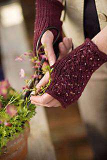 Lace-Back Fingerless Gloves by Churchmouse Yarns and Teas-Patterns-Churchmouse Yarns-Alpaca Direct
