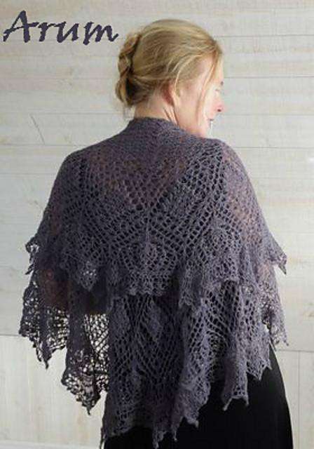 Arum Shawl by Anne-Lise Maigaard-Patterns-Anne-Lise Maigaard-Alpaca Direct