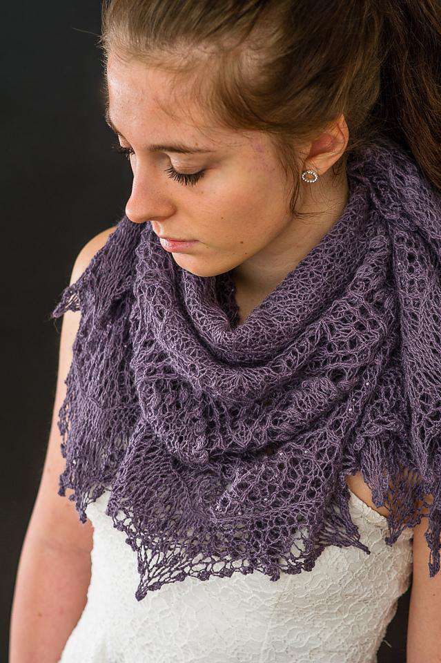 Arum Shawl by Anne-Lise Maigaard-Patterns-Anne-Lise Maigaard-Alpaca Direct