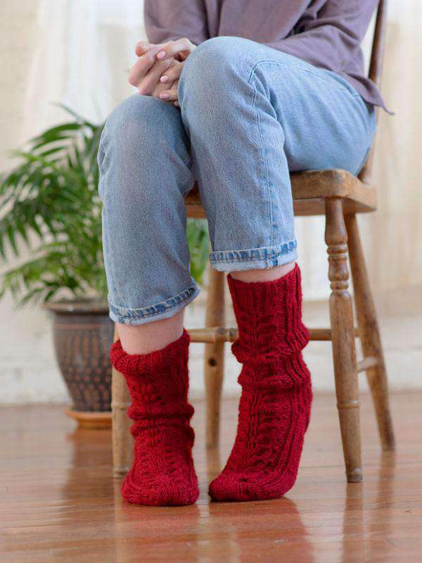 Ayla Sock Pattern by Berroco Design Team-Patterns-Berroco-Alpaca Direct