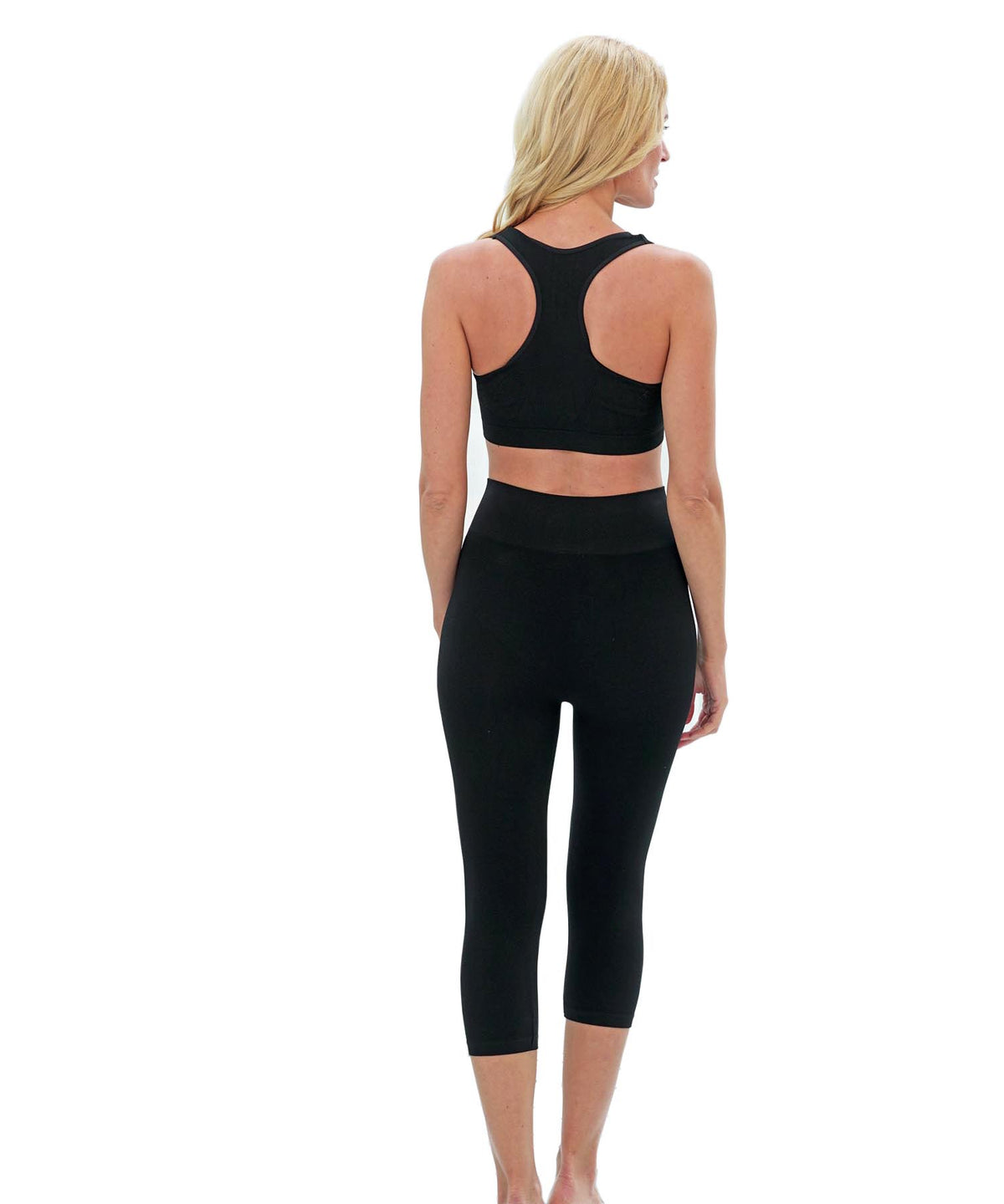 Bamboo High Band Capri-Apparel-Alpaca Direct-Alpaca Direct