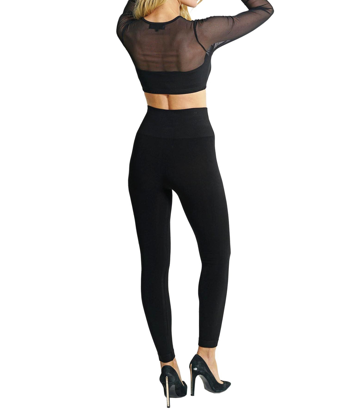Bamboo High Band Legging-Apparel-Alpaca Direct-Alpaca Direct