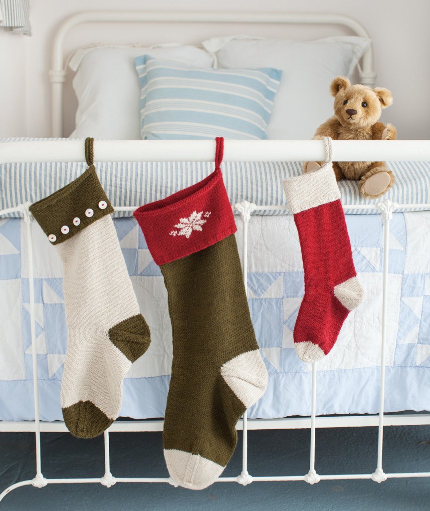 Basic Christmas Stocking by Churchmouse Yarns and Teas-Patterns-Churchmouse Yarns-Basic Christmas Stocking by Churchmouse Yarns and Teas-Alpaca Direct