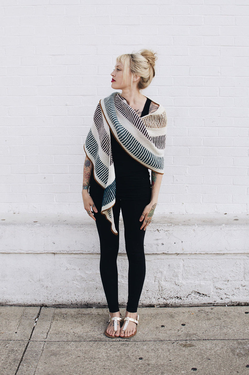 Briochealicious Shawl by Andrea Mowry-Patterns-Alpaca Direct-Alpaca Direct