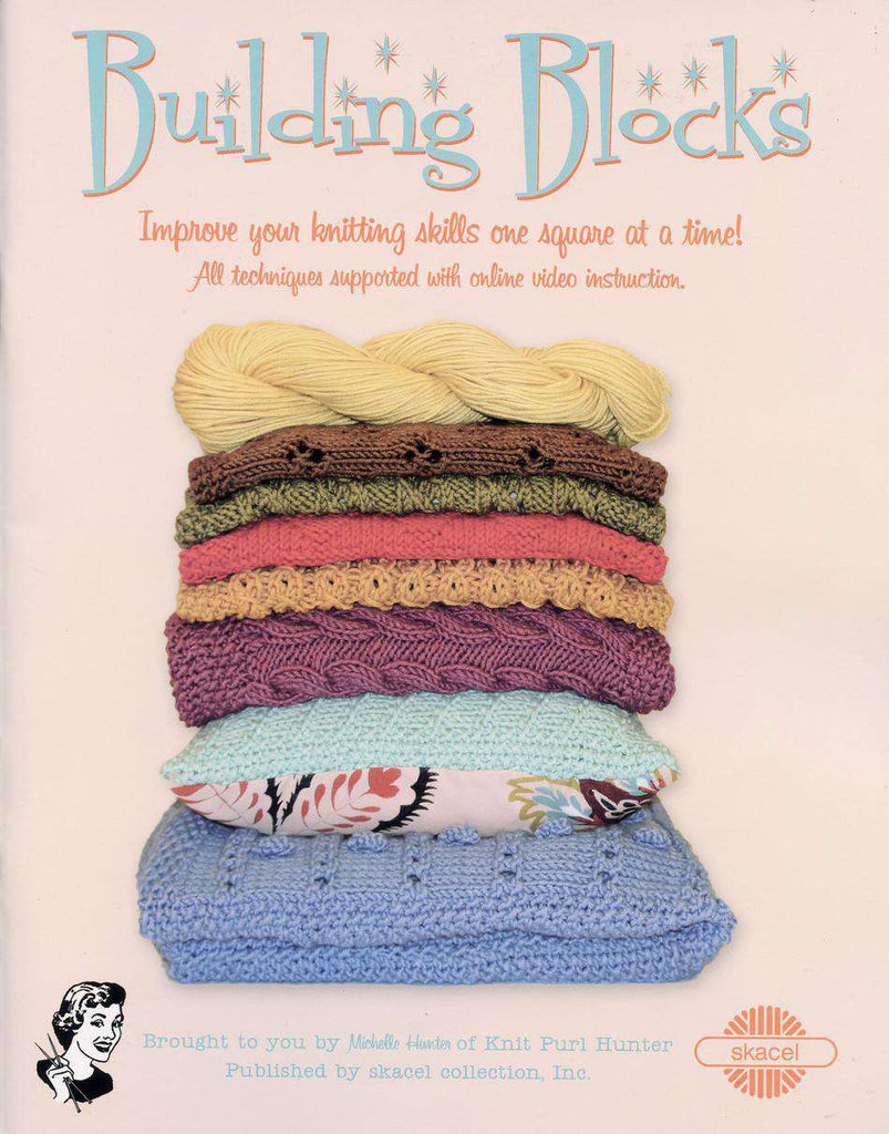 Building Blocks Pattern Book by Skacel | Knitting Book