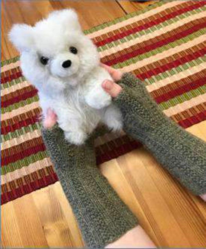 Warm &amp; Easy Fingerless Gloves by Susan Melka-Patterns-Alpaca Direct-Alpaca Direct