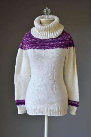 His & Her Yoke Sweaters by Universal Yarn Design Team Secondary image