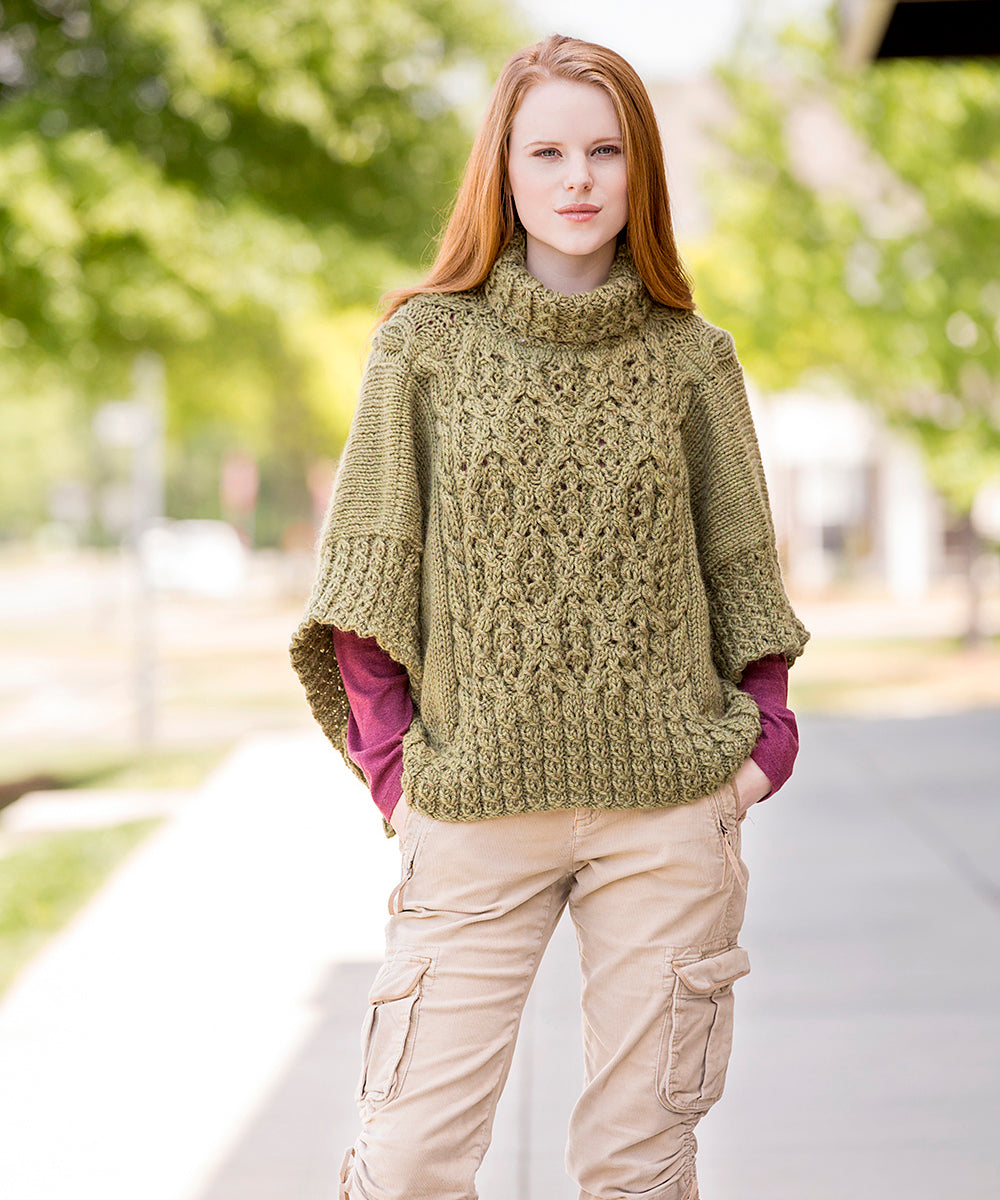 Catawba River Poncho by Amy Gunderson-Patterns-Universal Yarns-Alpaca Direct