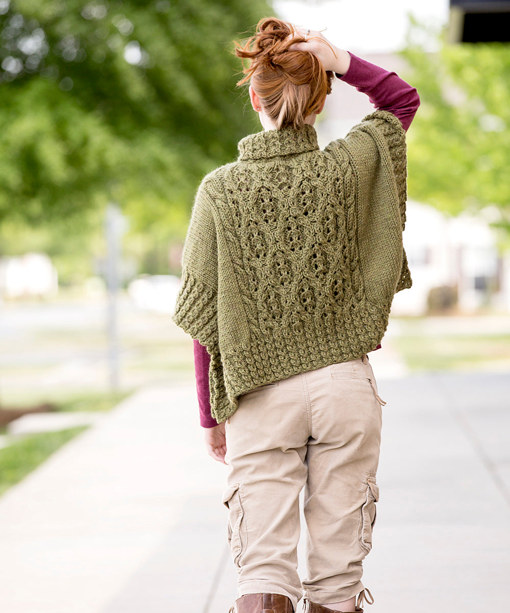 Catawba River Poncho by Amy Gunderson-Patterns-Universal Yarns-Alpaca Direct