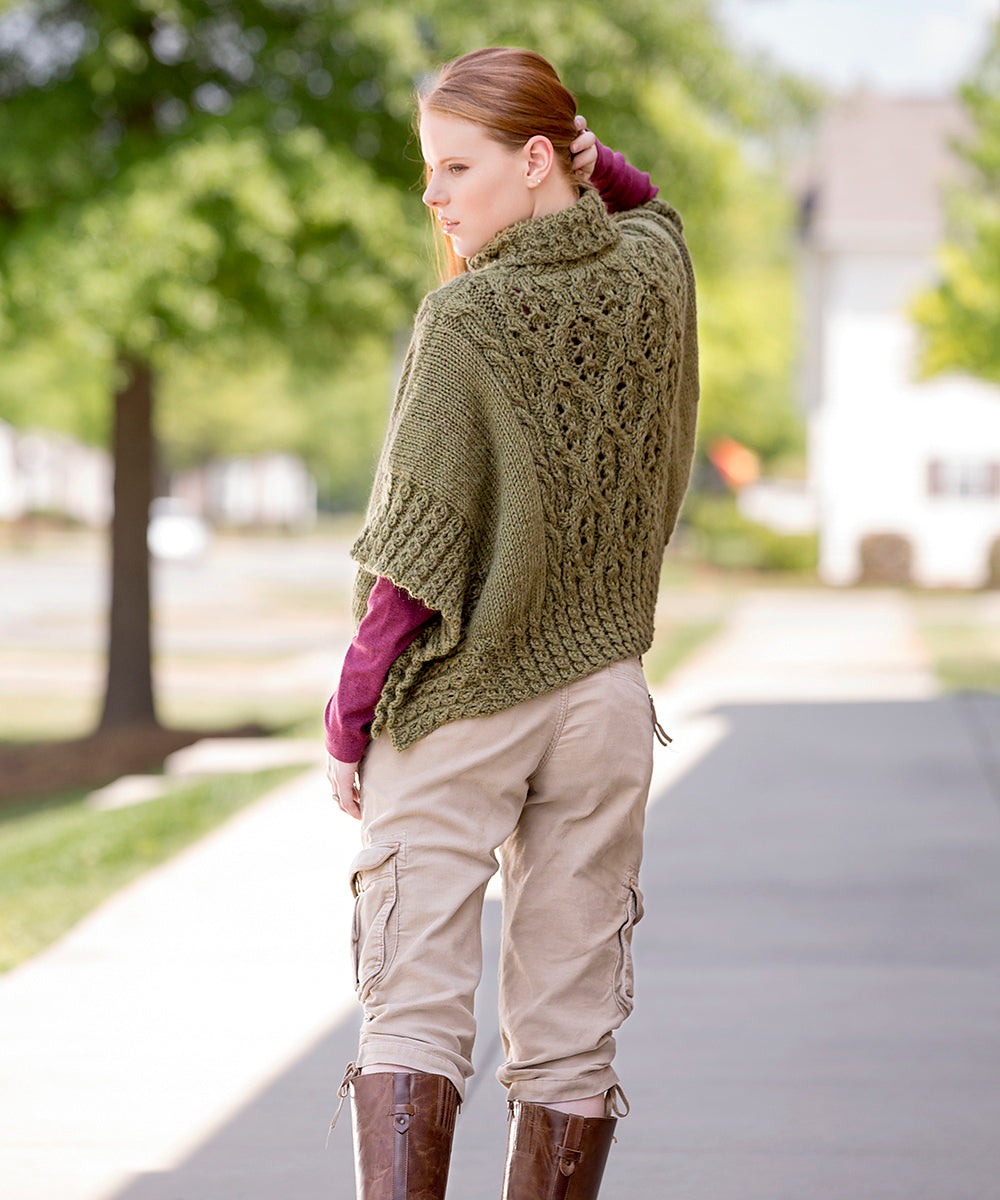 Catawba River Poncho by Amy Gunderson-Patterns-Universal Yarns-Alpaca Direct