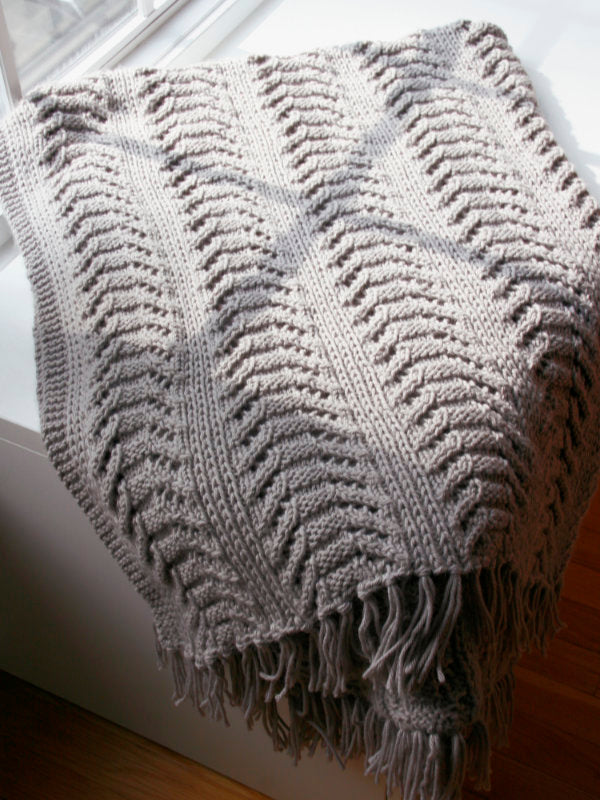Catkin Throw Designed by Amy Christoffers *Berroco Pattern*-Patterns-Berroco-Alpaca Direct