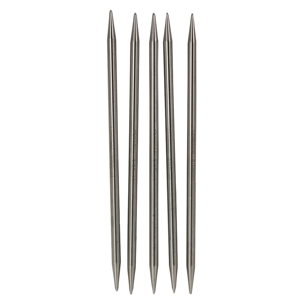 6 Inch ChiaoGoo Stainless Steel Double Point Needles
