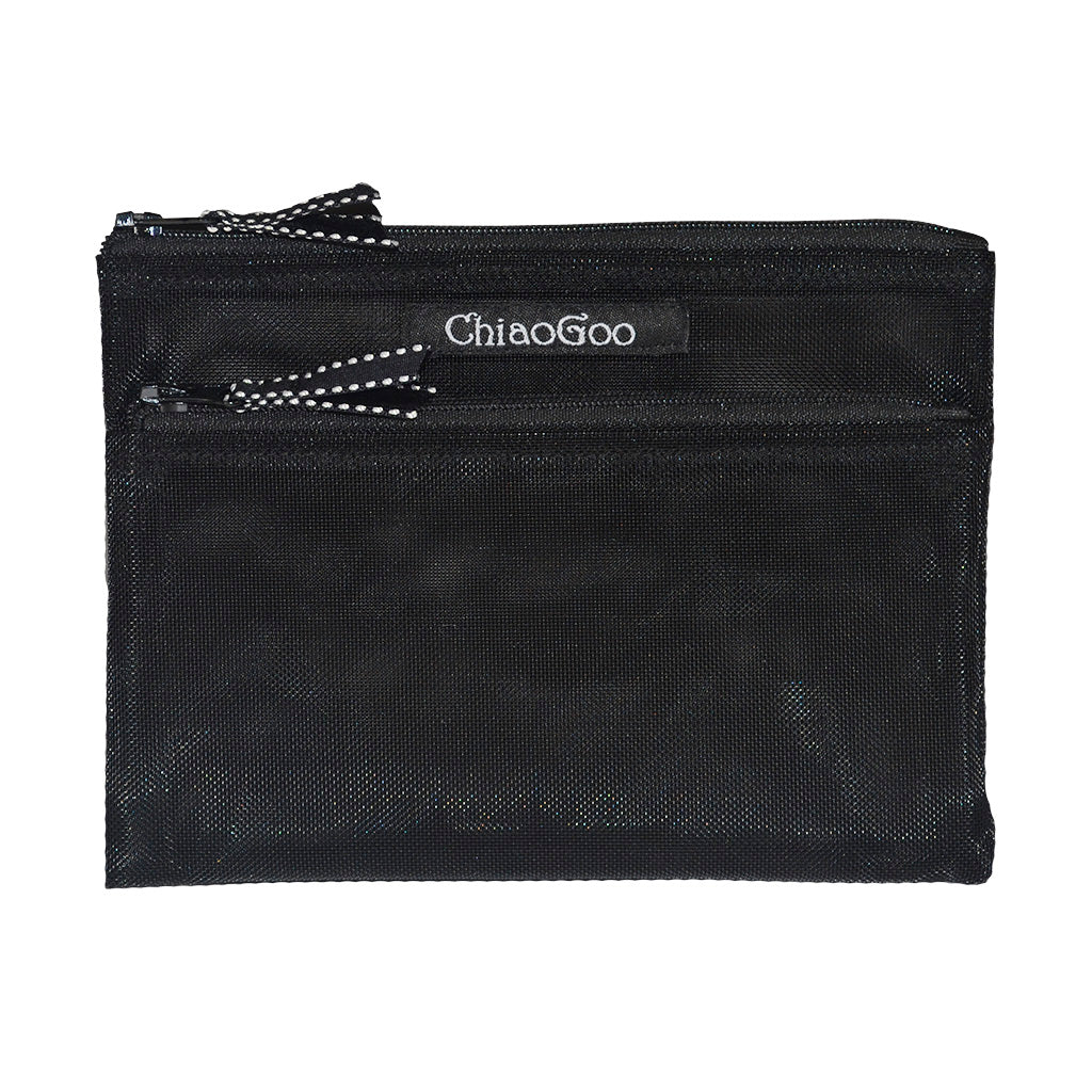 ChiaoGoo Black Mesh Accessory Pouch-Notions-Chiaogoo-Alpaca Direct