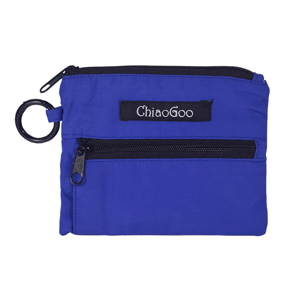ChiaoGoo Fabric Accessory Pouch-Notions-ChiaoGoo-Blue Nylon #2579-Alpaca Direct