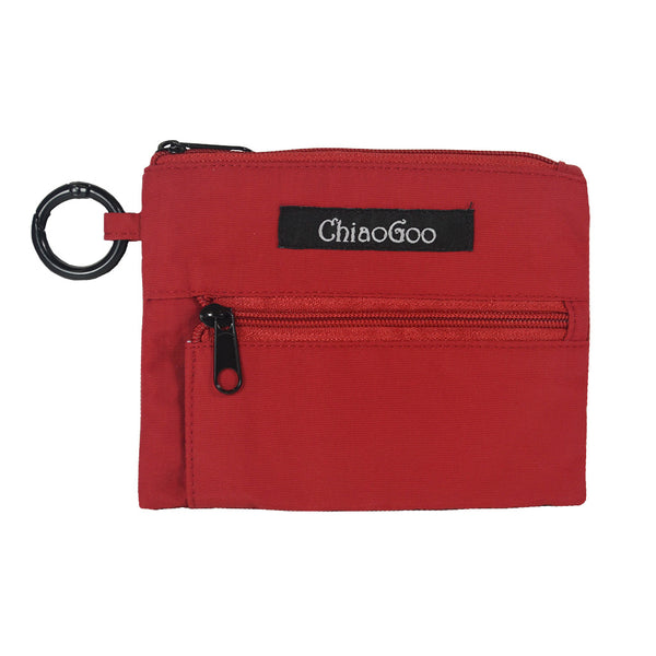 ChiaoGoo Fabric Accessory Pouch-Notions-ChiaoGoo-Red Nylon #2578-Alpaca Direct