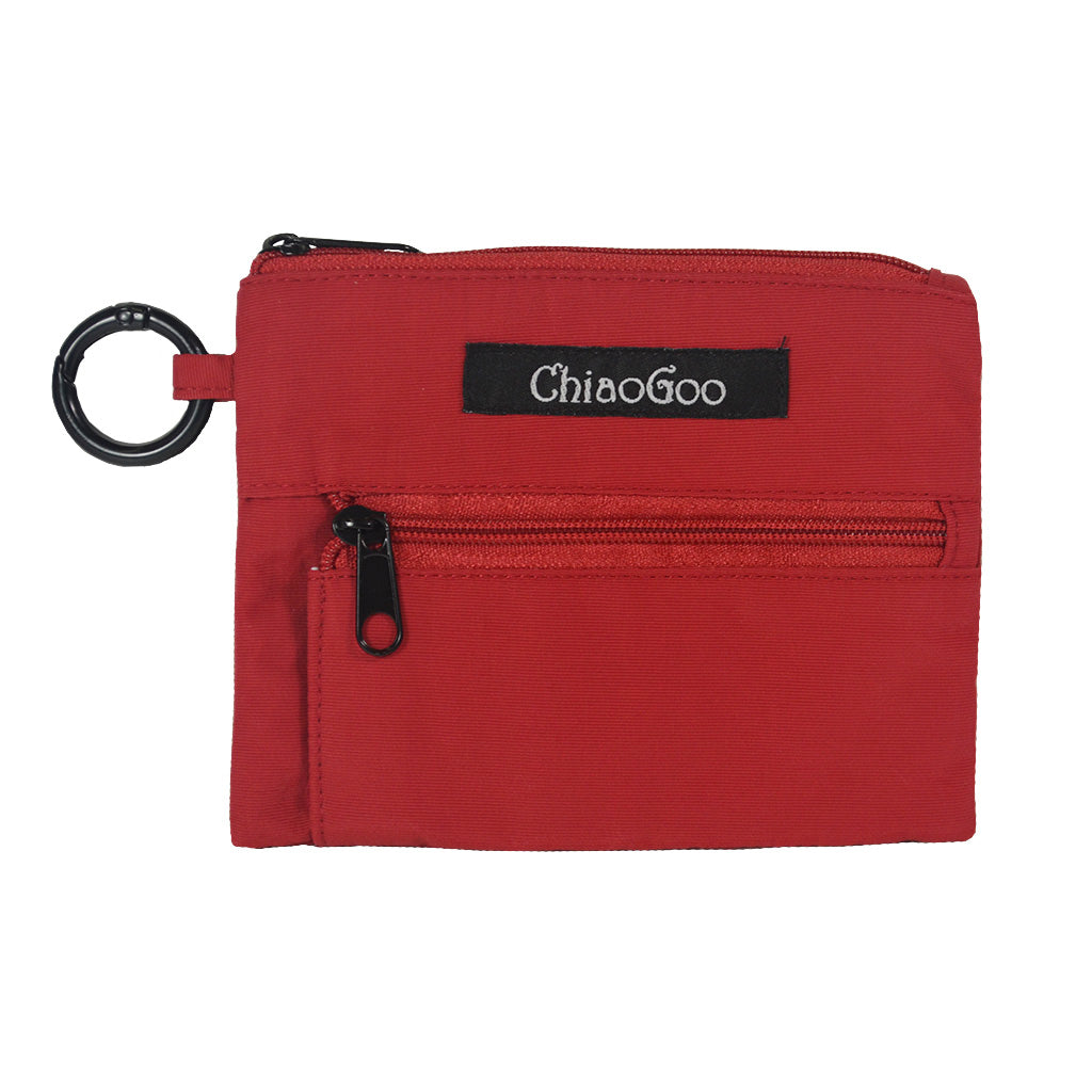 ChiaoGoo Red Nylon Shorties Accessory Pouch
