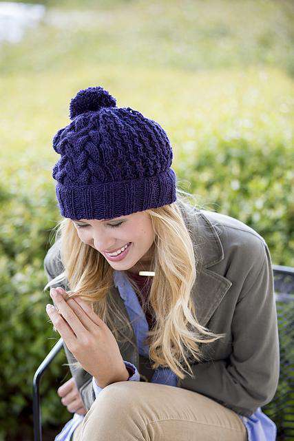 Cold Mountain Hat by Amy Gunderson-Patterns-Universal Yarns-Alpaca Direct