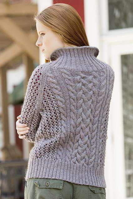 Cold Mountain Pullover by Amy Gunderson-Patterns-Universal Yarns-Alpaca Direct