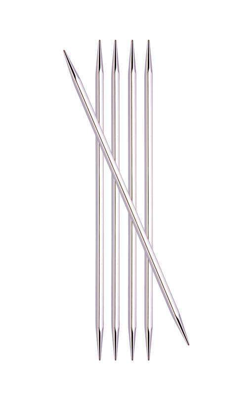 8 Inch Knitter's Pride Nova Platina Cubics Double Pointed Needles-Needles-Knitter's Pride-US 3, 3.25mm-Alpaca Direct Main image
