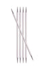 8 Inch Knitter's Pride Nova Platina Cubics Double Pointed Needles-Needles-Knitter's Pride-US 3, 3.25mm-Alpaca Direct
