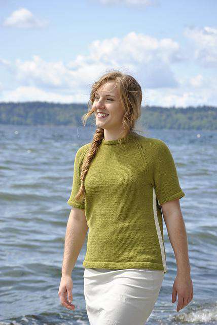 Sporty Summer Pullover by John Crane-Patterns-Skacel-Alpaca Direct