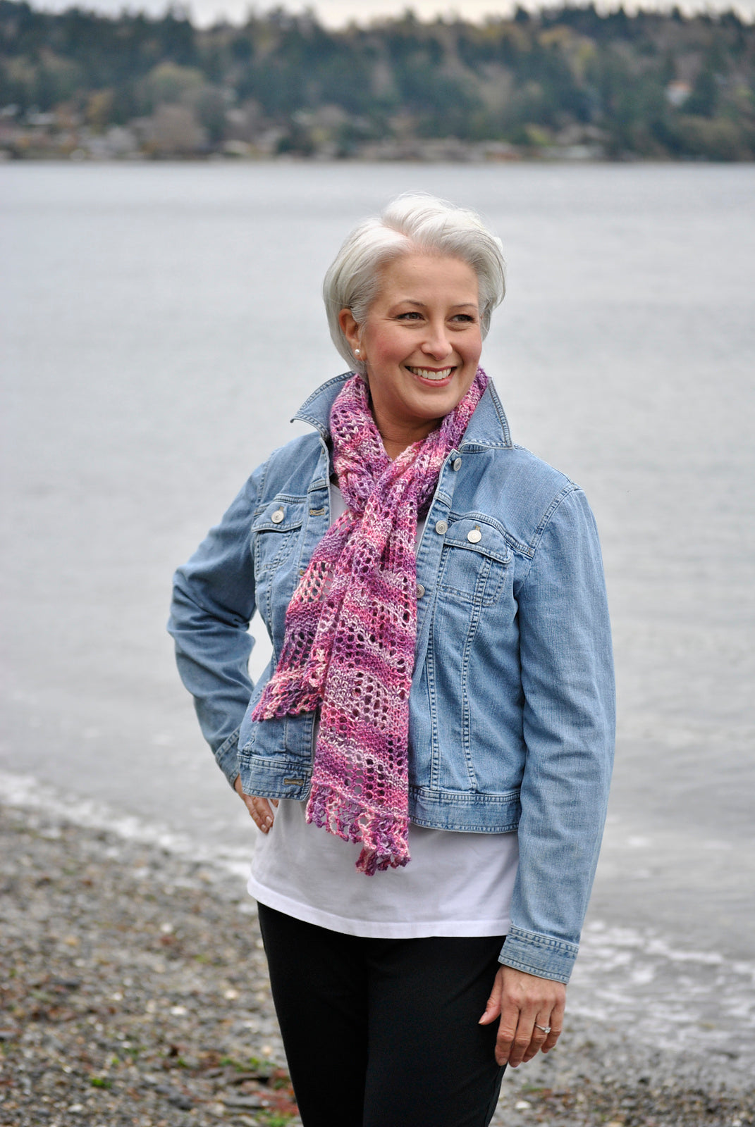 Rylie Lace Blocks Scarf by Marcy New *Skacel Pattern*-Patterns-Skacel-Alpaca Direct