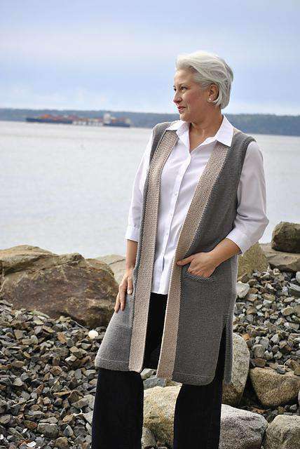 Johanna Vest by John Crane-Patterns-Skacel-Alpaca Direct Main image