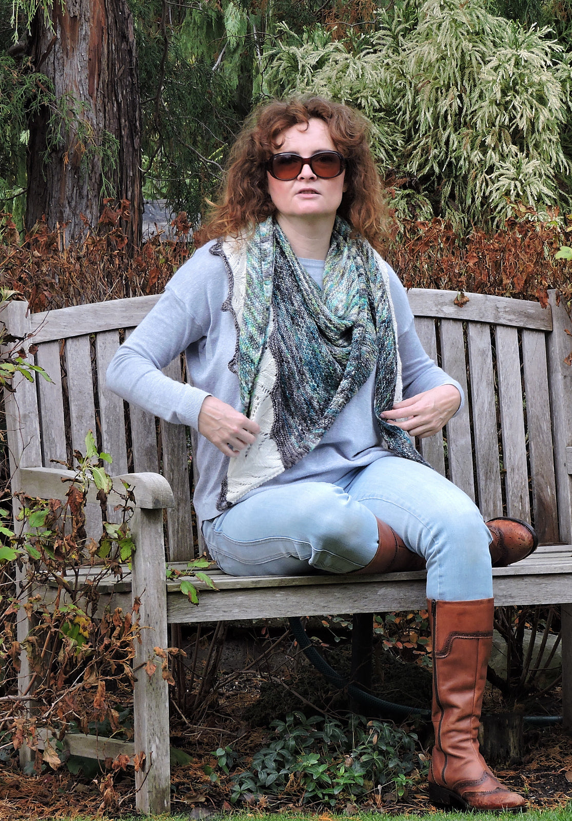 Sarabande Shawl by Jana Markova-Patterns-Jana Markova-Alpaca Direct