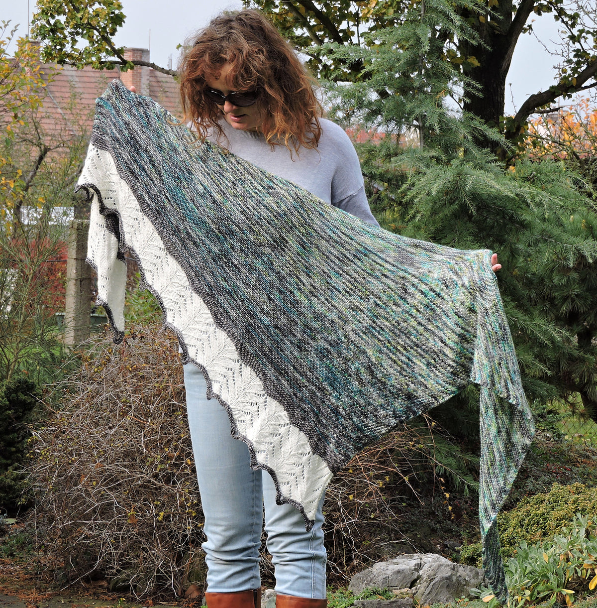 Sarabande Shawl by Jana Markova-Patterns-Jana Markova-Alpaca Direct