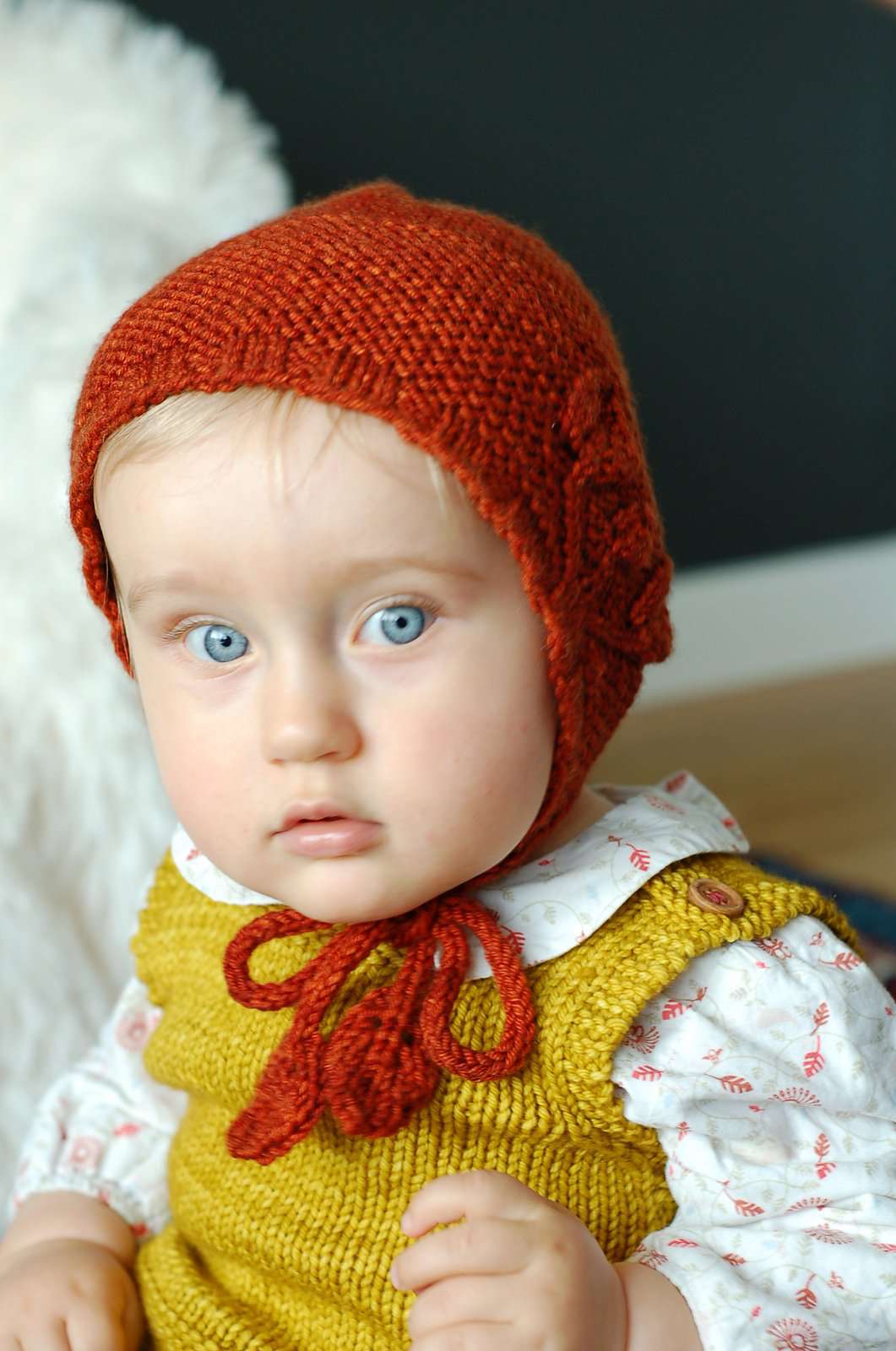 Petites Feuilles Bonnet by Lisa Chemery-Patterns-Lisa Chemery-Alpaca Direct