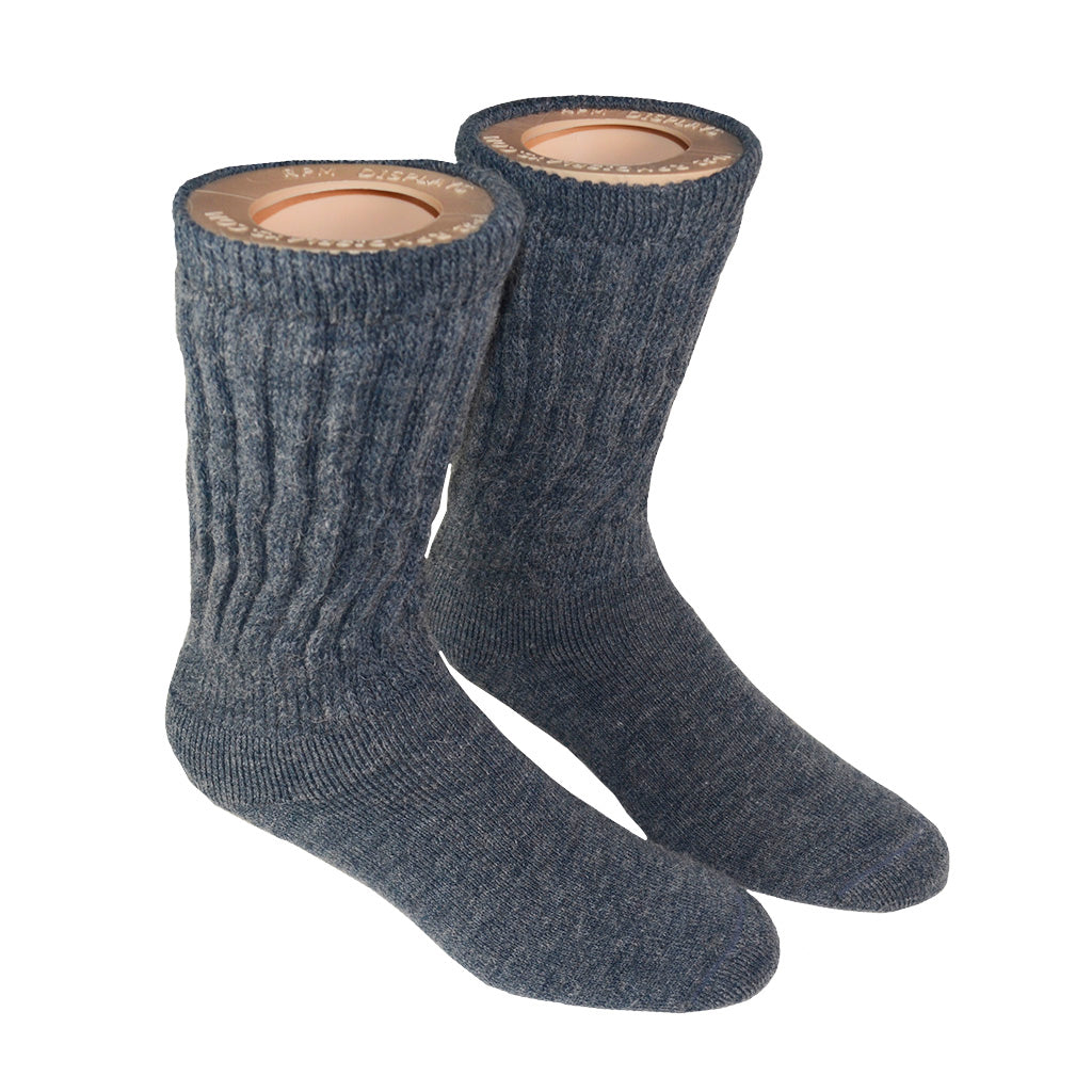 Alpaca Diabetic Socks-Socks-Alpaca Direct-Medium-Denim-Alpaca Direct