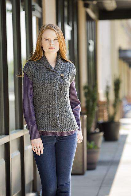 Eastover Vest by Amy Gunderson-Patterns-Universal Yarns-Alpaca Direct