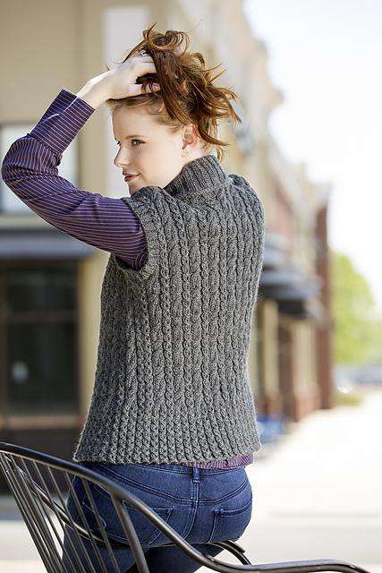 Eastover Vest by Amy Gunderson-Patterns-Universal Yarns-Alpaca Direct