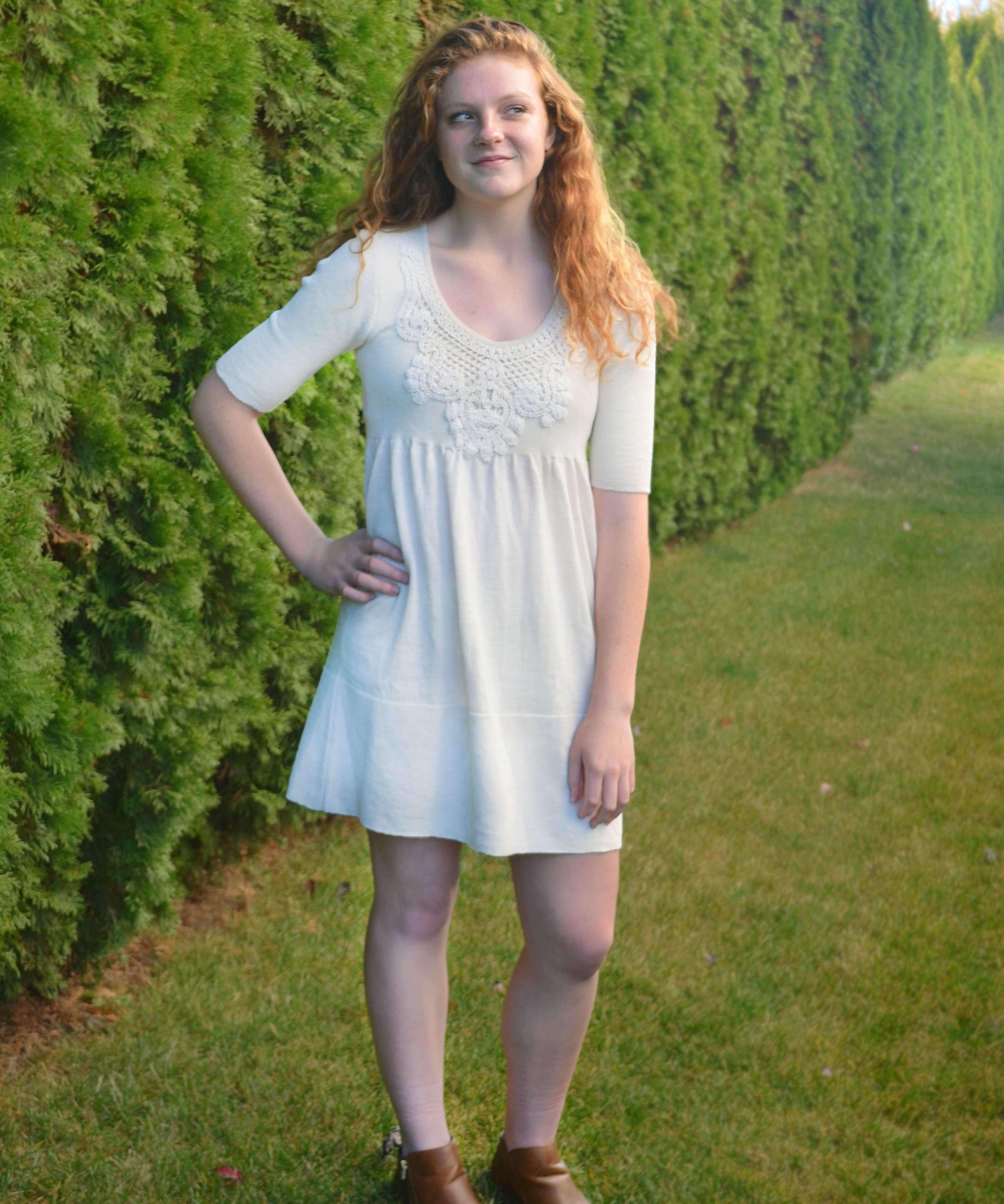 Eduarda Baby Alpaca Dress
