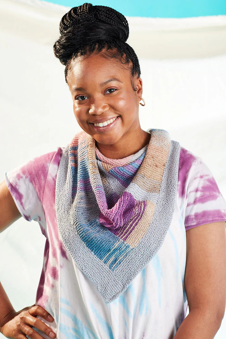 Exhilarate Revisted Shawl Designed by Amy Gunderson-Patterns-Universal Yarns-Alpaca Direct Main image