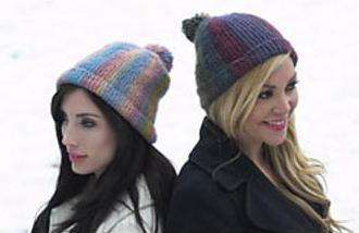 F535 Gina Short Row Hat by Plymouth Yarn Secondary image