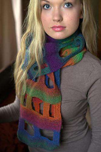 F576 Boxy Scarf by Plymouth Yarn-Patterns-Plymouth Yarn-Alpaca Direct