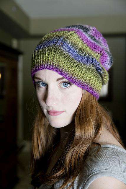 Chevron Hat by Vanessa Ewing *Plymouth Pattern*-Patterns-Plymouth Yarn-Alpaca Direct Main image