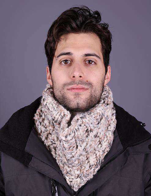 F716 Cabled Cowl by Jennifer Owens-Patterns-Plymouth Yarn-Alpaca Direct