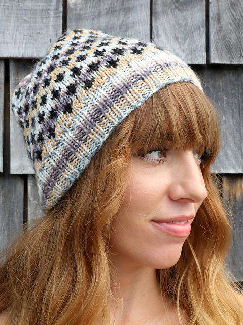 Fair Isle Hat by Vanessa Ewing-Patterns-Plymouth Yarn-Alpaca Direct Main image