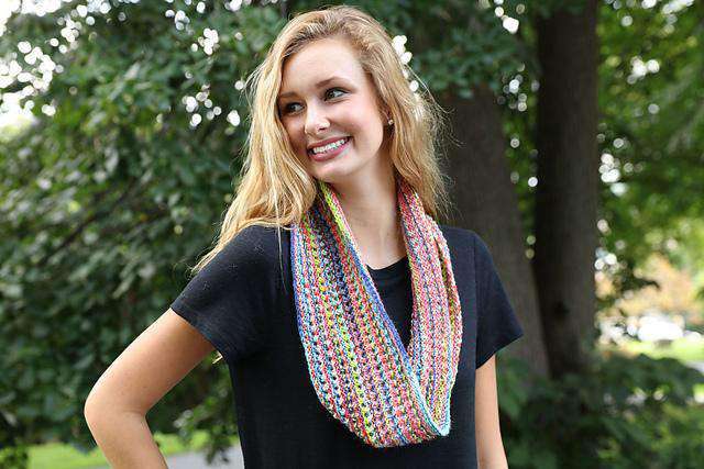 Eyelet Cowl by Plymouth Yarn Design Studio-Patterns-Plymouth Yarn-Alpaca Direct