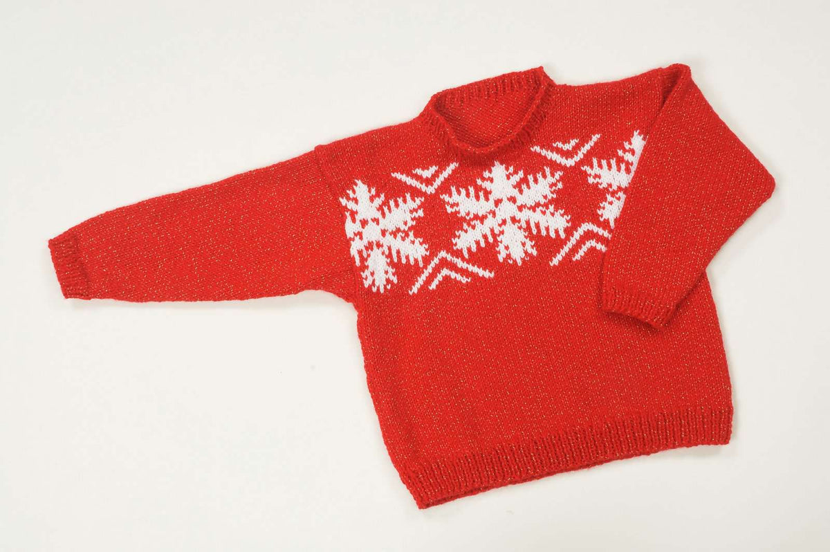F839 Child's Fairisle Pullover by Plymouth Yarn-Patterns-Plymouth Yarn-Alpaca Direct