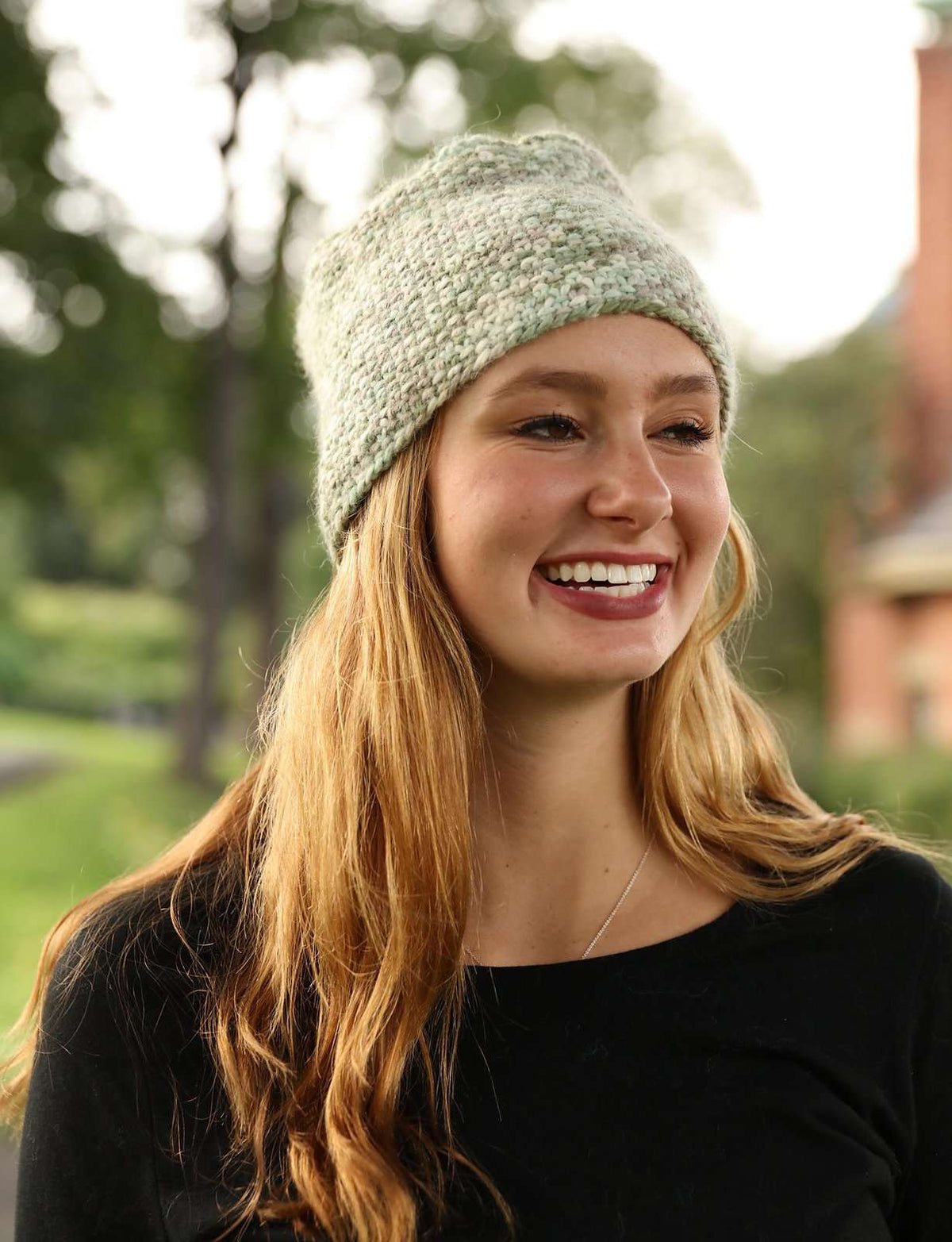 F884 Linen Stitch Hat by Plymouth Yarn-Patterns-Plymouth Yarn-Alpaca Direct