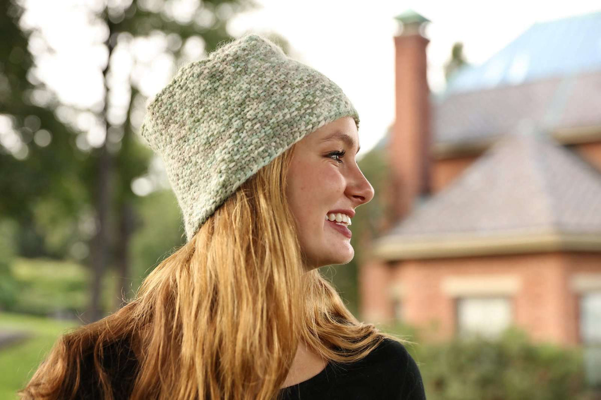 F884 Linen Stitch Hat by Plymouth Yarn-Patterns-Plymouth Yarn-Alpaca Direct
