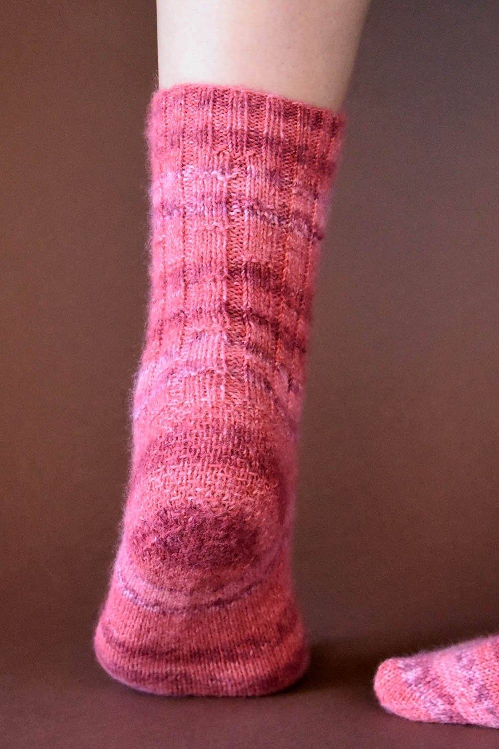 Garden Wall Socks by Carol J. Sulcoski *Free Pattern*-Patterns-Universal Yarns-Alpaca Direct