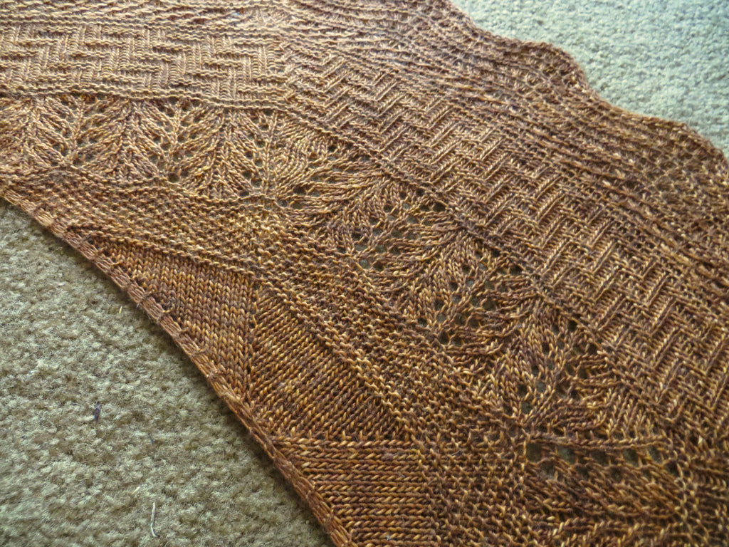 Geology Shawl by Verybusymonkey-Patterns-Verybusymonkey-Alpaca Direct